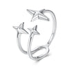925 Sterling Silver Oxidized Silver Ring for Women