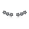 925 Sterling Silver Earrings with Pavé Setting CZ