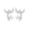 925 Sterling Silver Plated White Gold Earrings for Women