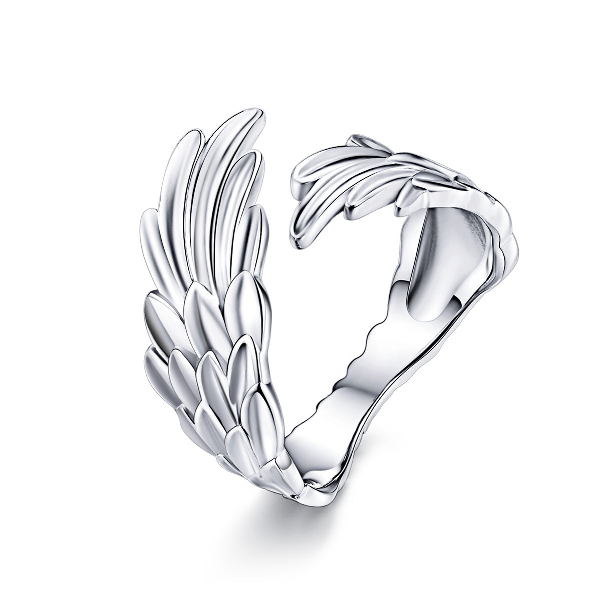 Anillo de plata de ley 925 de 0,3 cm de ancho para mujer