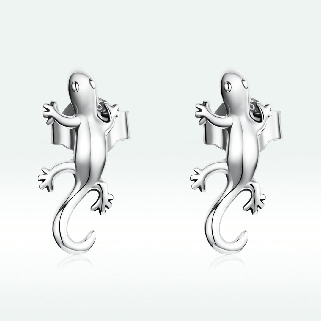 925 Sterling Silver Earrings 1.3*0.6cm for Women