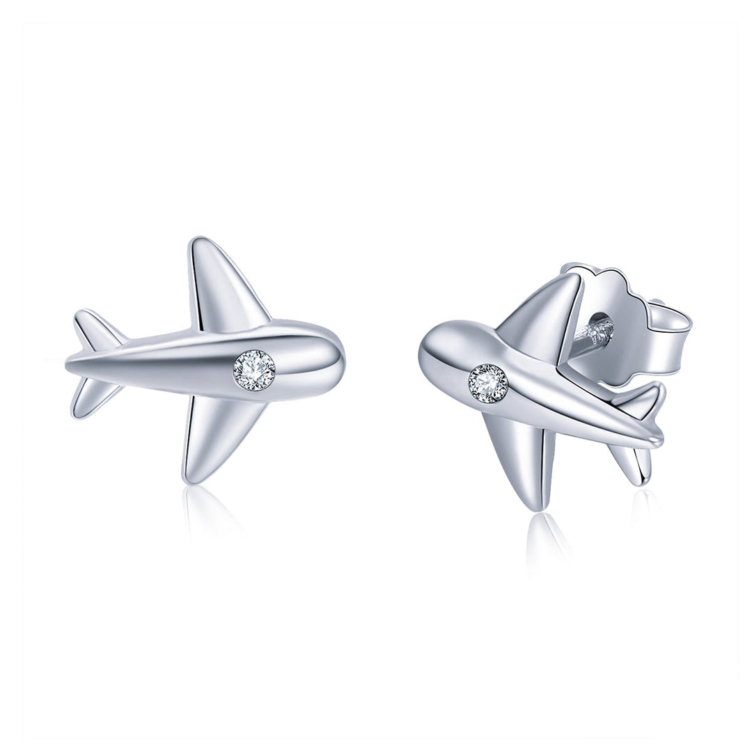 925 Sterling Silver Earrings with Pavé Setting CZ for Women