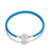 925 Sterling Silver Plated Bracelet with Pavé Setting CZ, Size 19.0 for Women