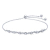 925 Sterling Silver Bracelet 22cm for Women