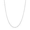 925 Sterling Silver Plated Platinum 45cm + 5cm Necklace for Women