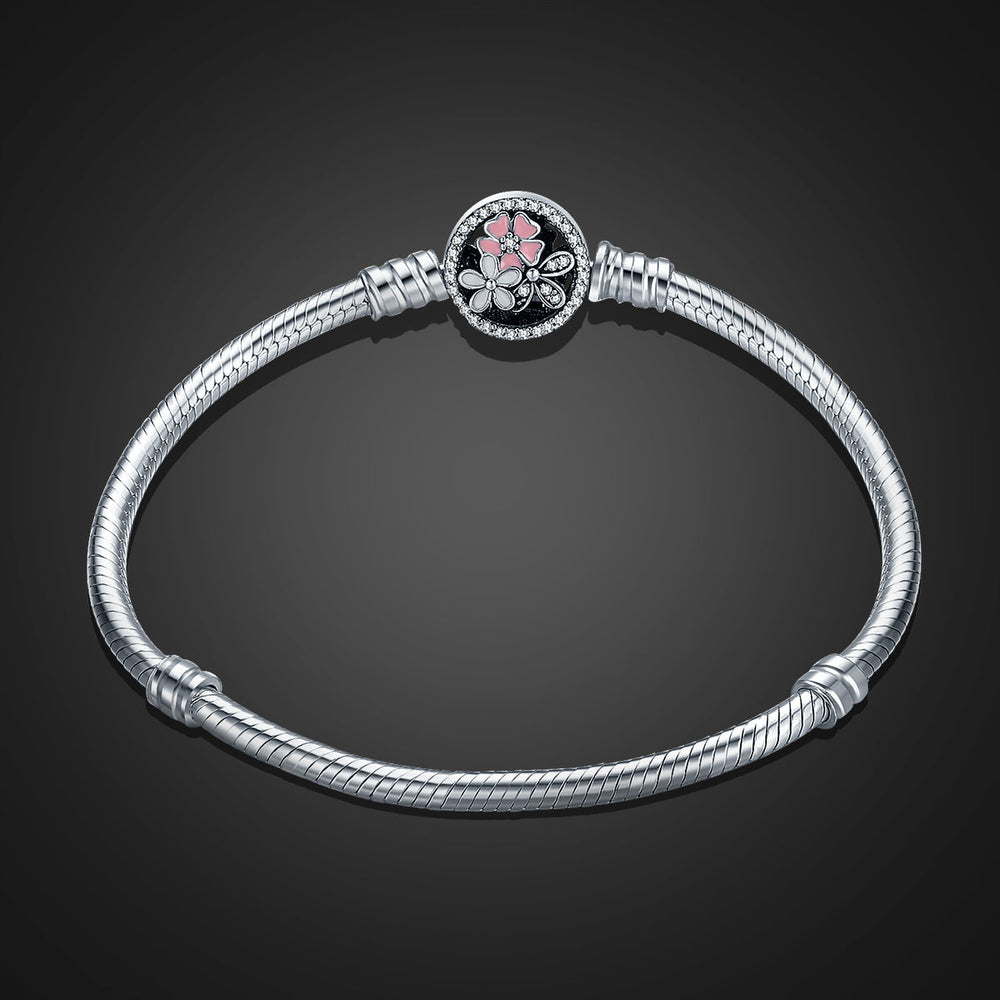 925 Sterling Silver Bracelet 18CM for Women