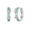 925 Sterling Silver Earrings with Enamel Process and Platinum Plating for Women