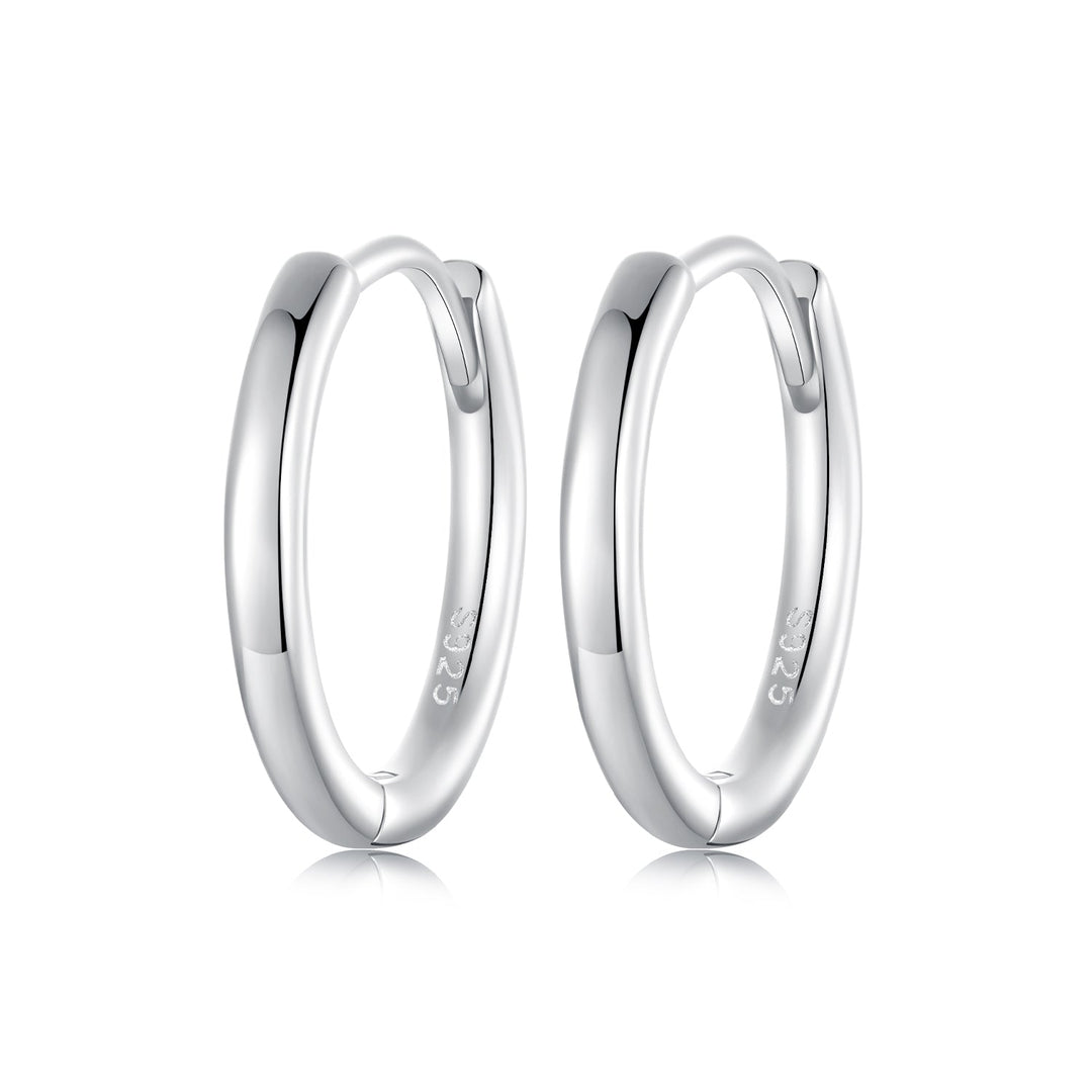 925 Sterling Silver & White Gold Plated Earrings for Women