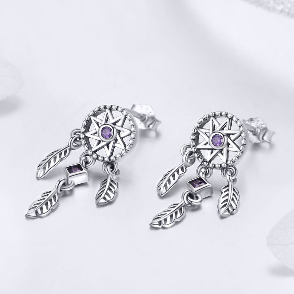 S925 Sterling Silver Pavé Setting CZ Earrings