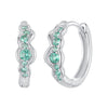 925 Sterling Silver Pave Setting CZ Earrings for Women
