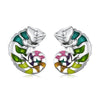 S925 Sterling Silver Enamel Earrings for Women