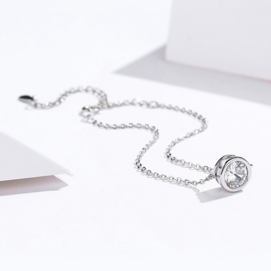 925 Sterling Silver & Platinum Plated CZ Bracelet for Women