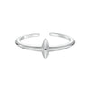 925 Sterling Silver Oxidized Silver 0.12cm Ring for Men