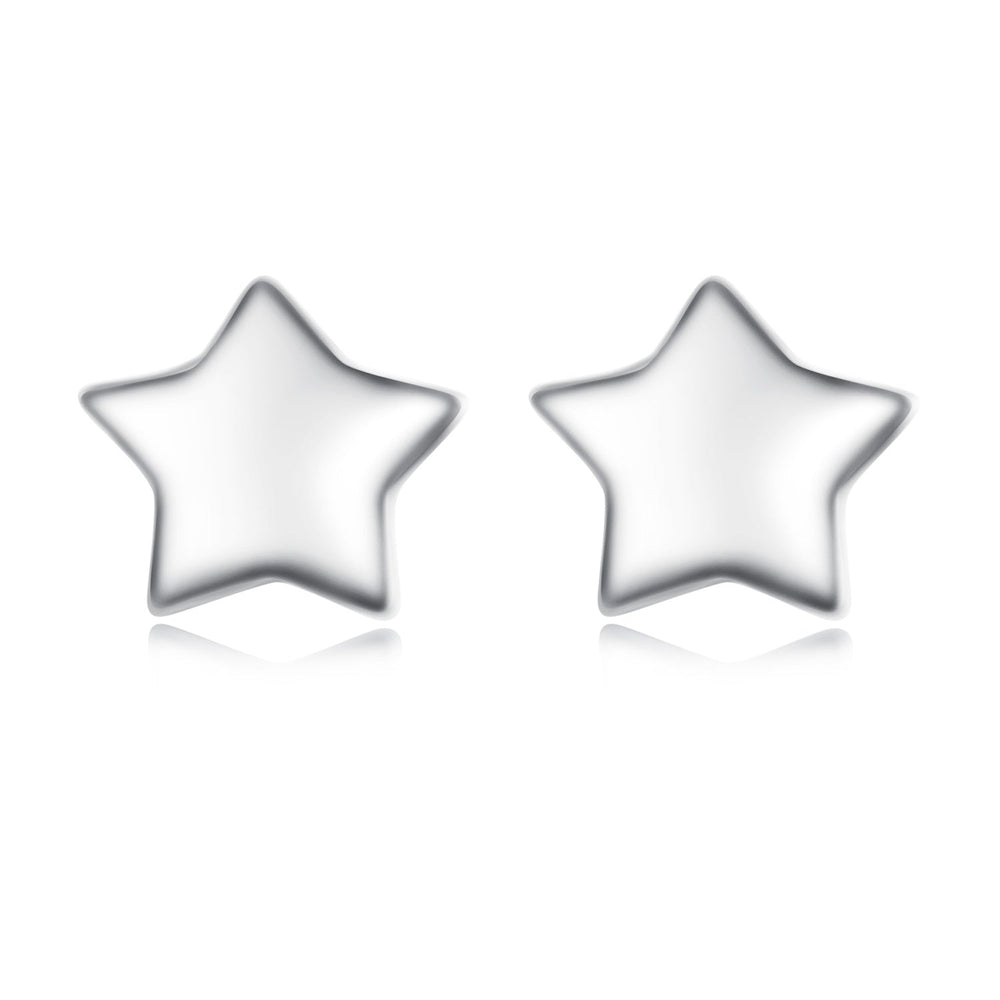 S925 Sterling Silver Earrings with Plated Platinum Finish for Women