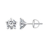 925 Sterling Silver Moissanite 0.50 Carat Earrings 6.0mm for Women