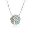 925 Sterling Silver Adjustable Mica Necklace for Women