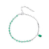 925 Sterling Silver Bracelet with Pavé Setting CZ - 210mm - for Women