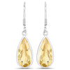 10.04 Carat Genuine Citrine .925 Sterling Silver Earrings