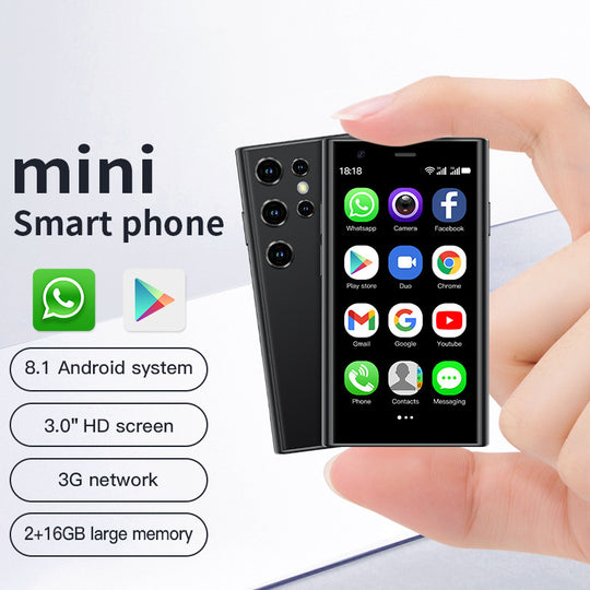 S23PRO & XS15 Mini Smart Small Mobile Phone 30 Screen 2G 16G Android 3G Network WIFI