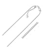 14k White Gold Adjustable Box Chain (1.10 mm)