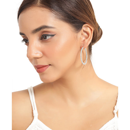 Pendientes de plata esterlina .925 con topacio azul suizo auténtico de 3,60 quilates