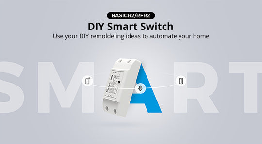 Smart Home Control Switch - Wireless Wi-Fi Remote Control - Compatible with Alexa, Google, Voice Control - App Connection