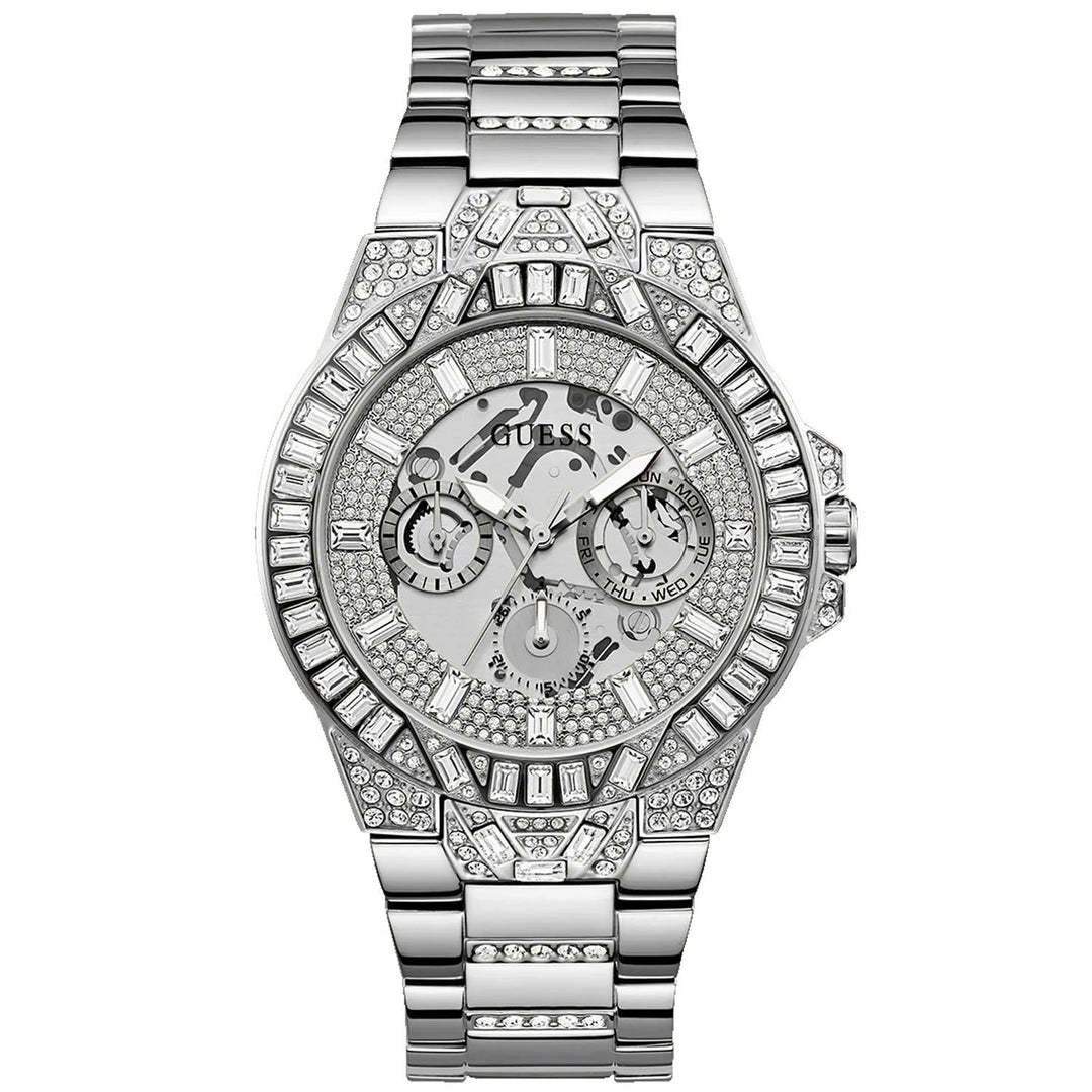 Мужские часы Guess Trend серебристого цвета с многофункциональным циферблатом