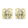1.02 Carat Genuine LB Diamond 14K Yellow Gold Earrings