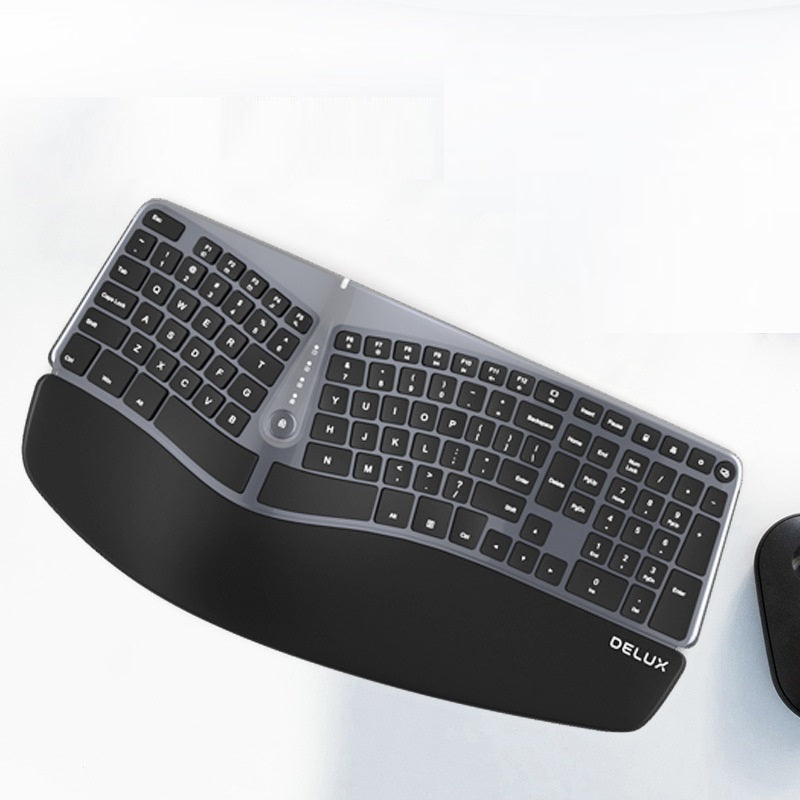 Deluxe Ergonomic Keyboard - Silent Typing