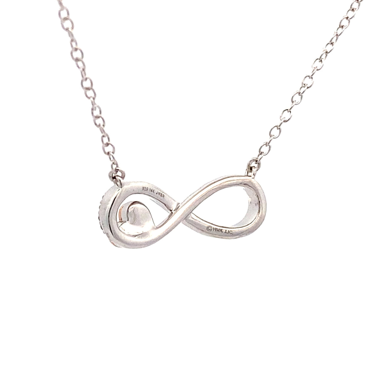 Dije Corazón de Diamante Amor Plata de Ley Oro 14KT