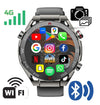 Android OS Smart Watch Phone (128GB) - 4G, Wi-Fi, Bluetooth, GPS, NFC, Large Memory