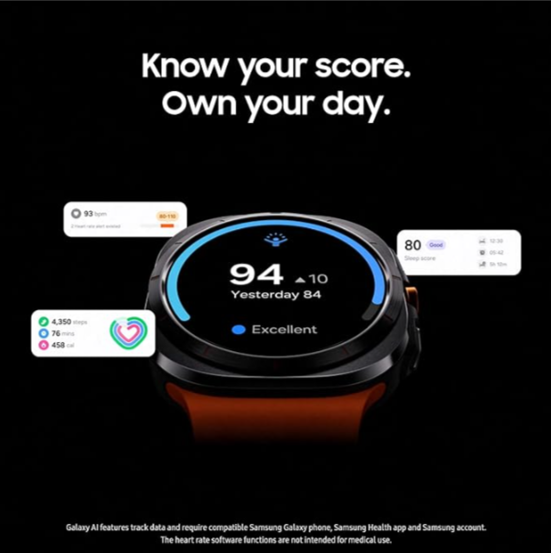 Upgraded Galaxy Watch Ultra 2 47mm - with full Android OS and Google Play Store - Built-In Rotating Camera - Wi-Fi, Bluetooth, GPS, Cellular 5G