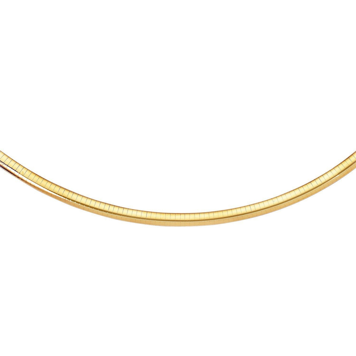 Pulsera clásica Omega de oro amarillo de 14k y 6,0 mm