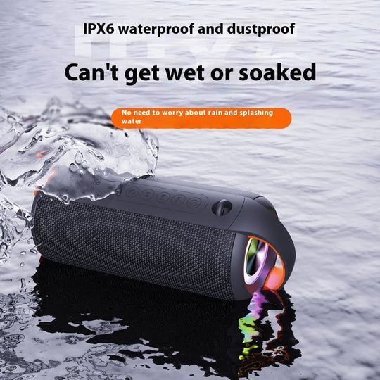 iTech XtremeFlip - Light Show Wireless Speaker - SD Card & Power Bank - Waterproof Bluetooth Speaker