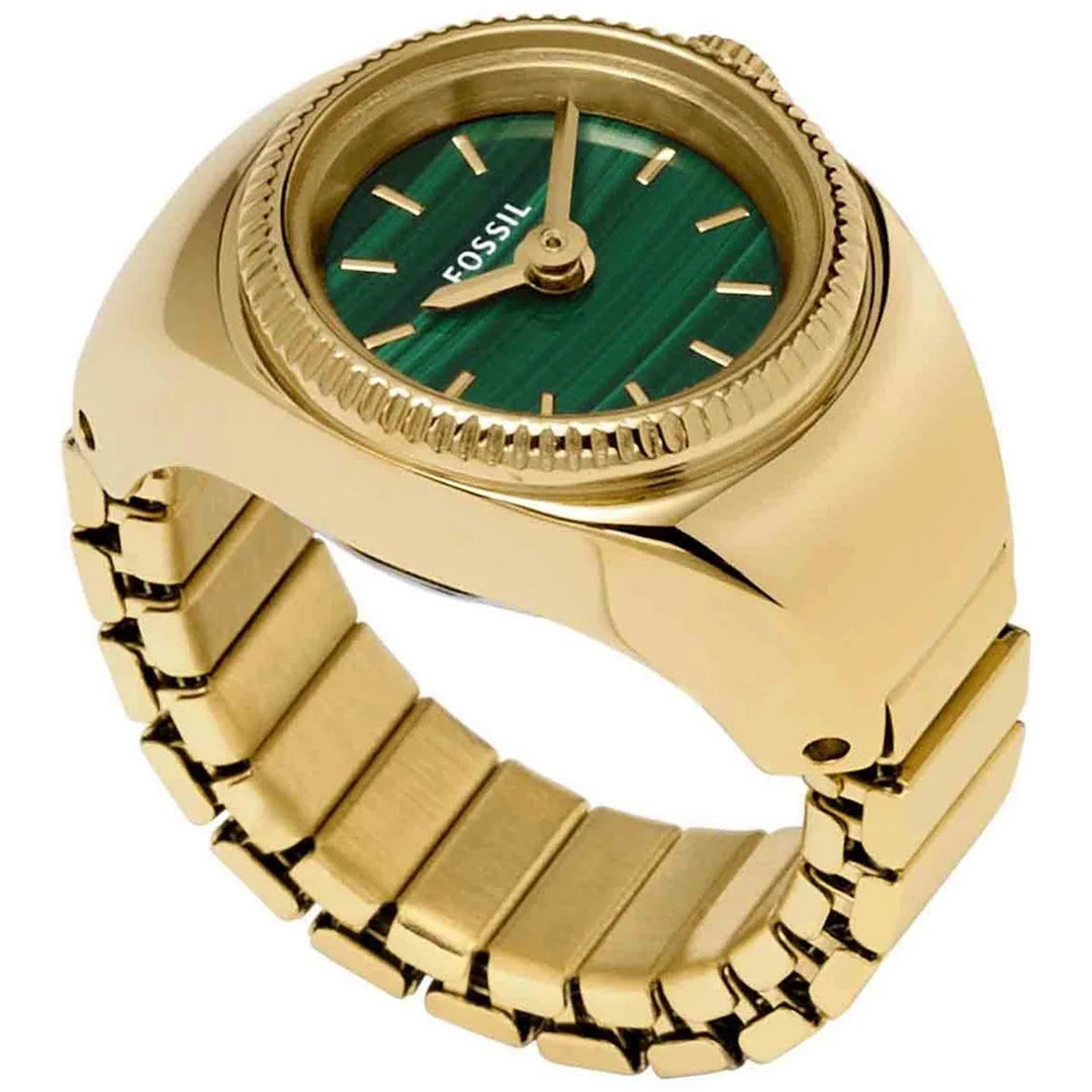 Женское кольцо-часы Fossil