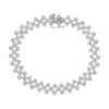 .925 Sterling Silver 1.0 cttw Miracle-Set Round Diamond 