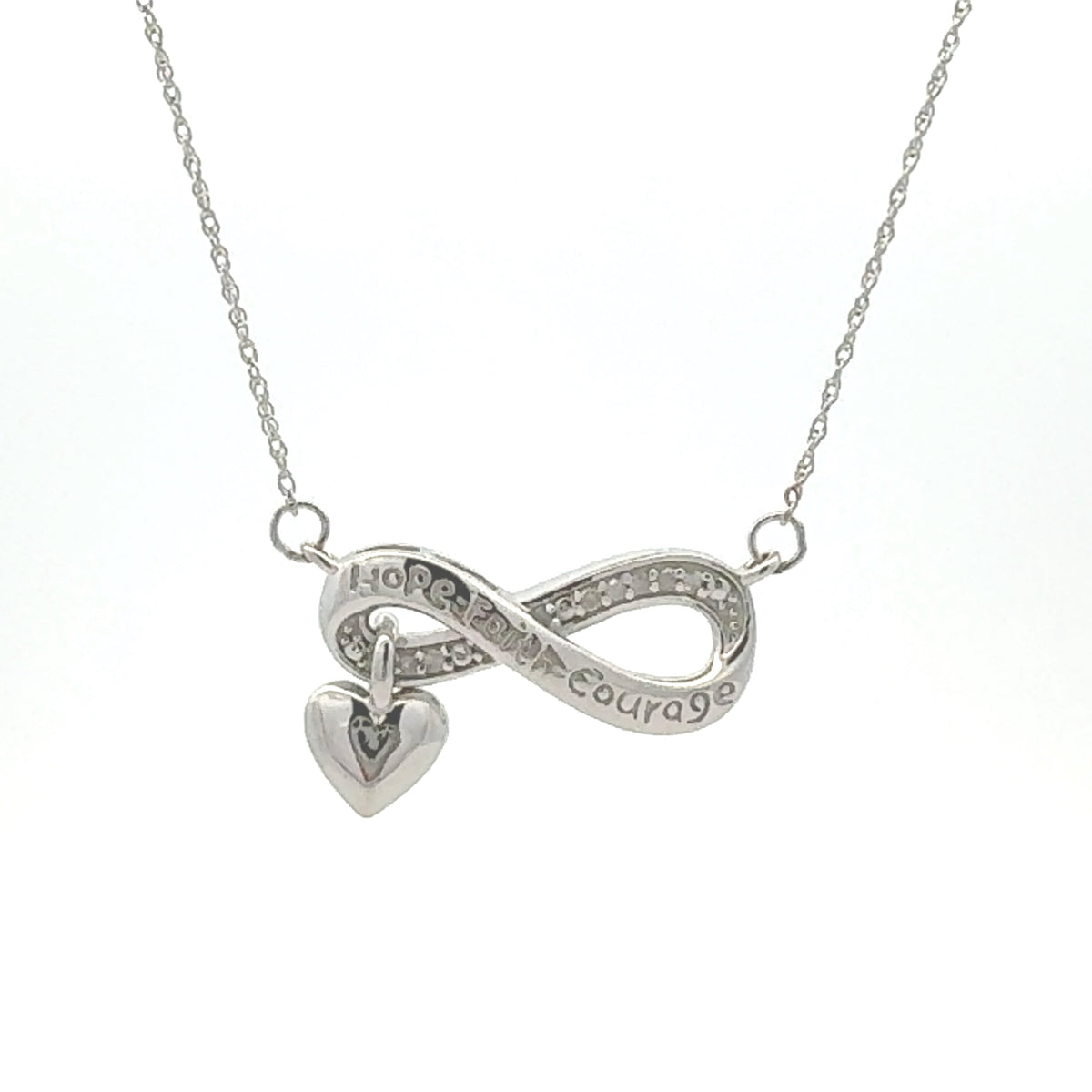 Colgantes de moda de plata de ley con diamantes naturales de 0,04 ct
