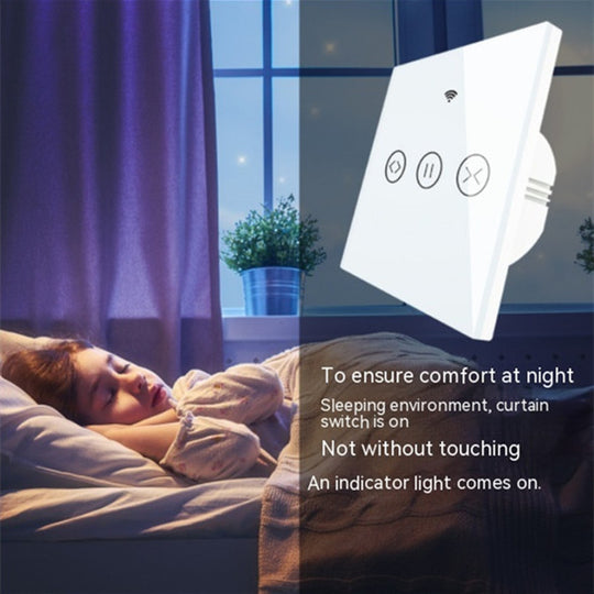 WIFI 433 Smart Touch Curtain Touch Curtain Alexa Voice Control