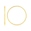 Endless Hoop Style Earrings in 14K Yellow Gold