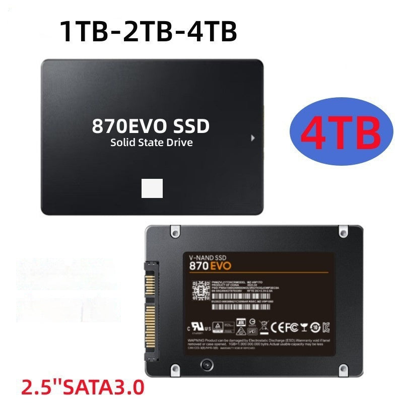 Unidad de estado sólido SATA3 de 2,5 pulgadas y alta velocidad | Diseño 870 EVO V-NAND | Múltiples capacidades