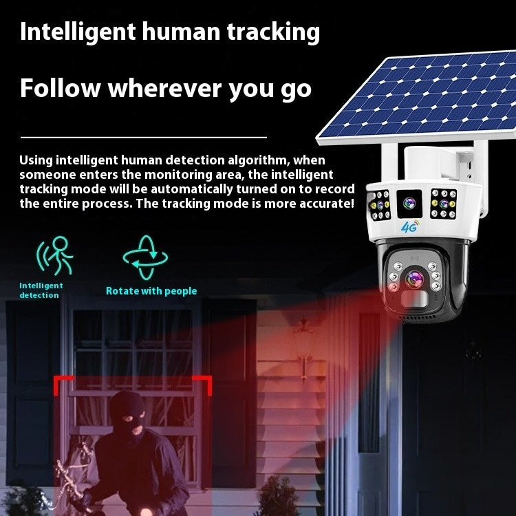 Solar Binocular Three-screen Surveillance Camera