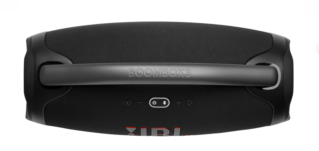 JBL Boombox 3 - Wireless BT Speaker - Built-In Radio, SD Card Slot, USB-A + USB-C Drive, 3.5mm Jack, Power Bank