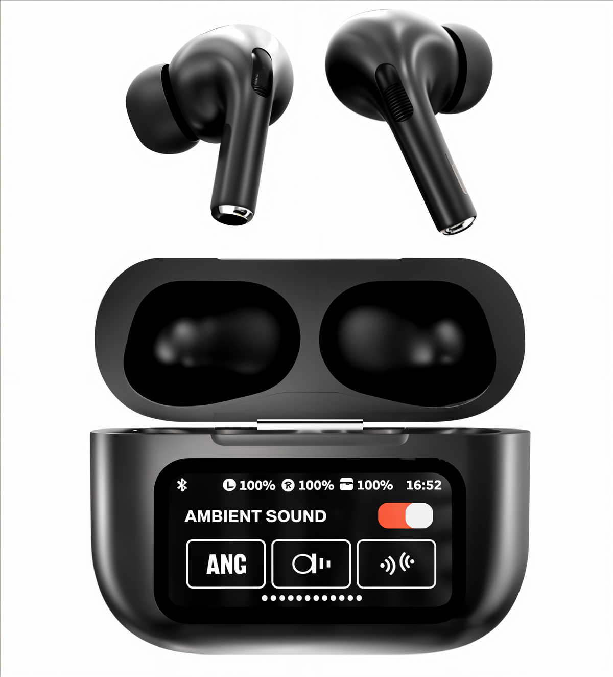 iTech 🍏 EarPods Pro 3rd Generation - LED Touch-Screen Smart Case - 2025 Charging Case USB-C