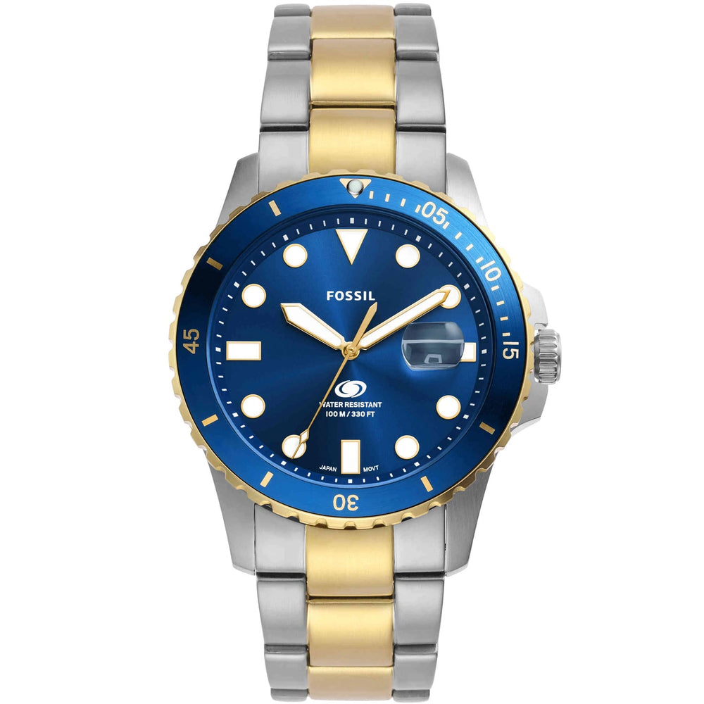 Fossil Azul de Buceo para Hombre