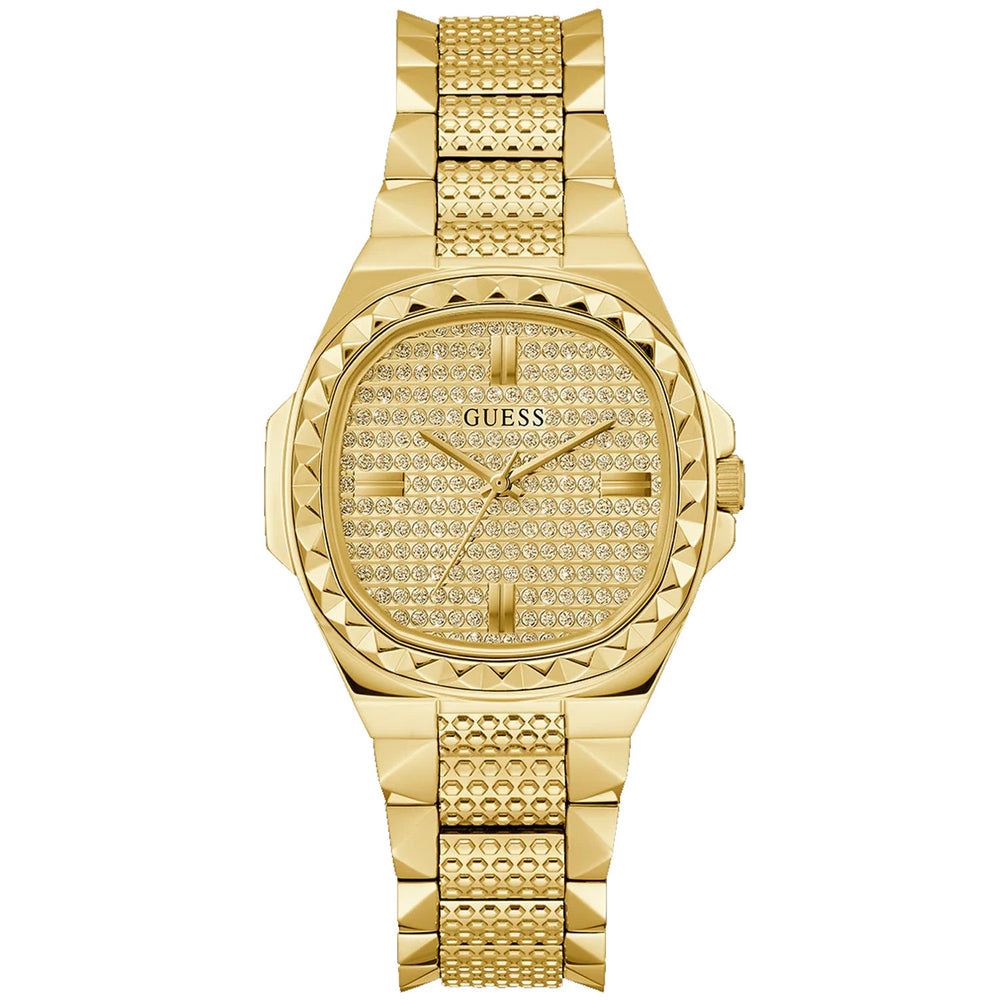 Guess Mujer Rebellious Tono Dorado Analógico