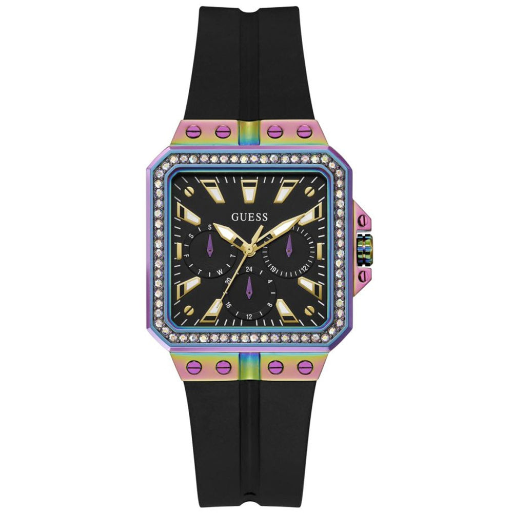 Guess Women's Libra Black Silicone