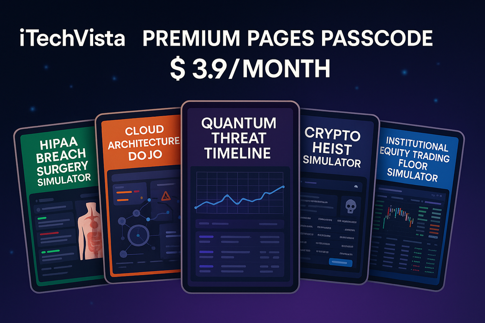 iTechVista Premium Pages Passcode Access – $3.99/Month