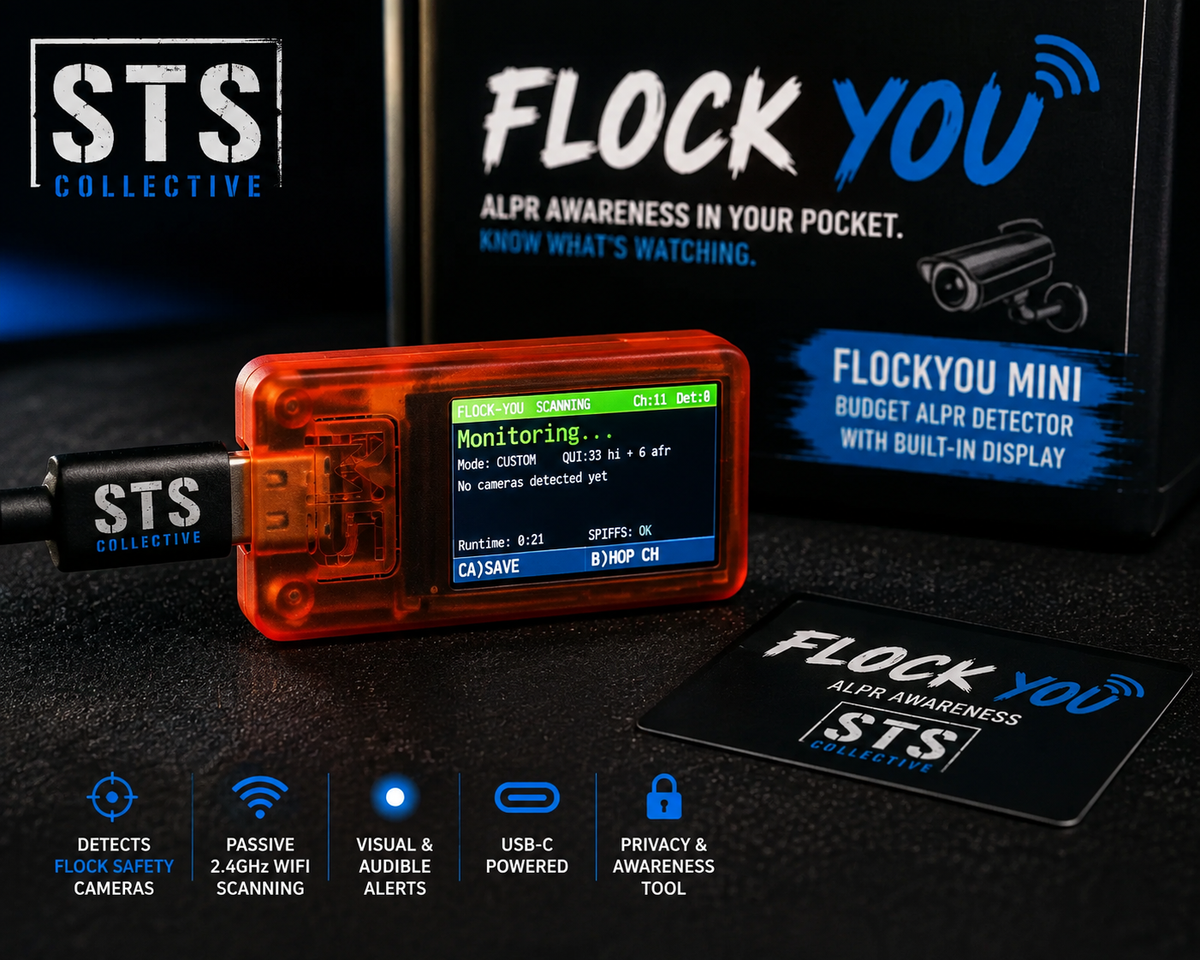 FlockYou Mini | Budget ALPR Awareness Detector with Color Display
