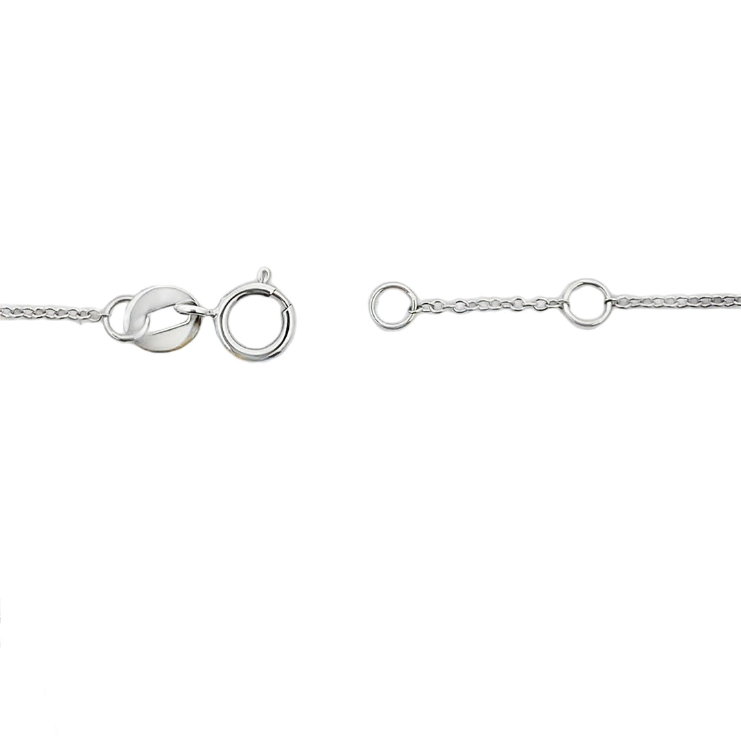 Genuine .66ct Ruby Diamond Bracelet 14KT White Gold