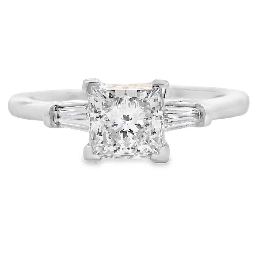 Genuine 1.12ct Lab Grown Diamond  10KT White Gold